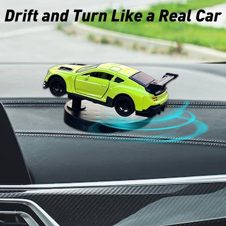Drifting Car Dashboard Ornament β Interactive AE86 Center Console Decor with 360Β° Sway